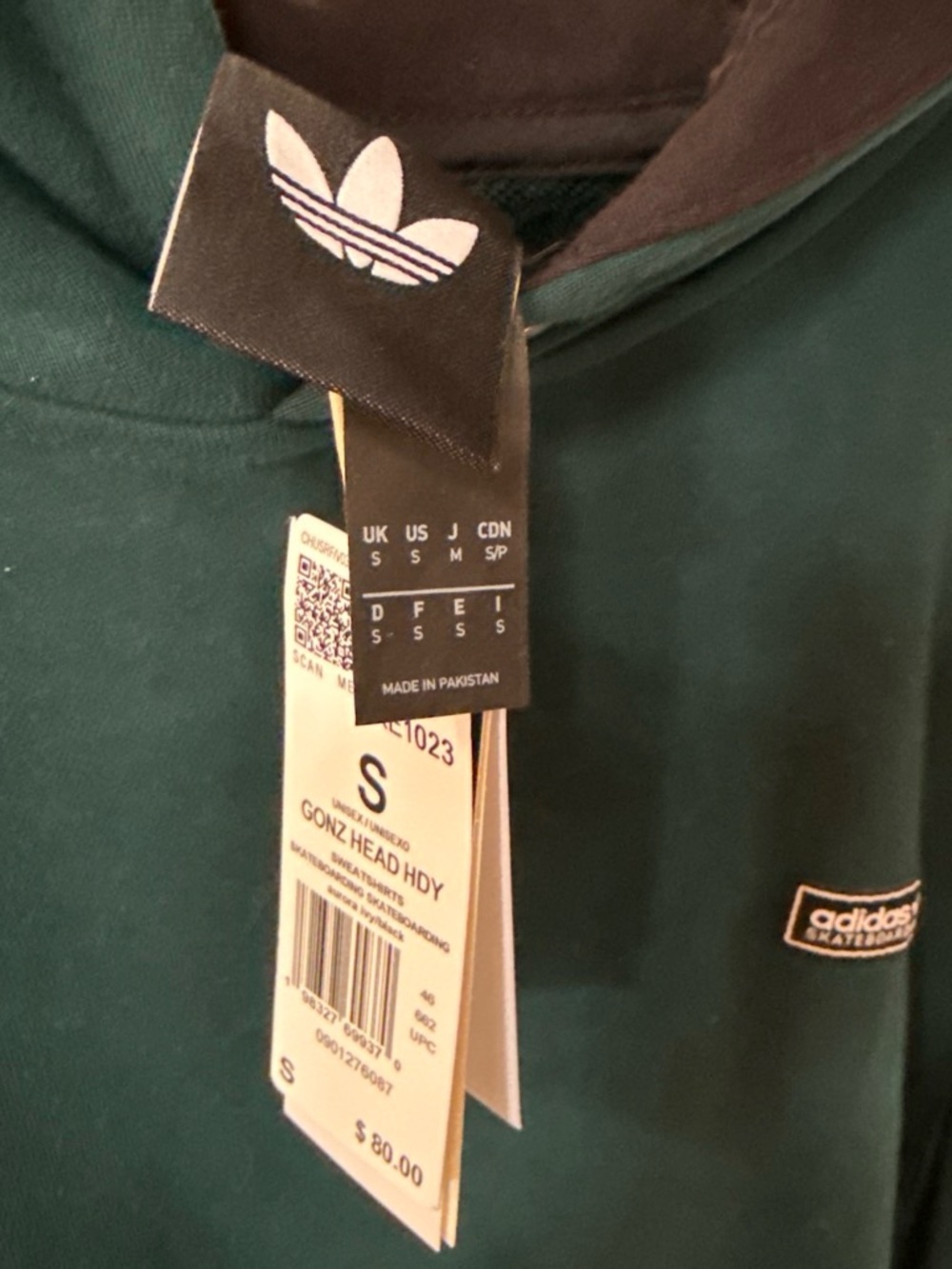 Adidas skateboarding hoodie. brand new with tags - Picture 3 of 4